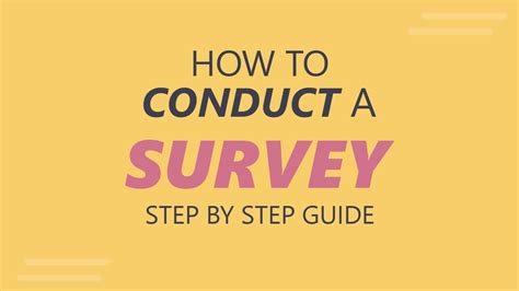 How to Conduct a